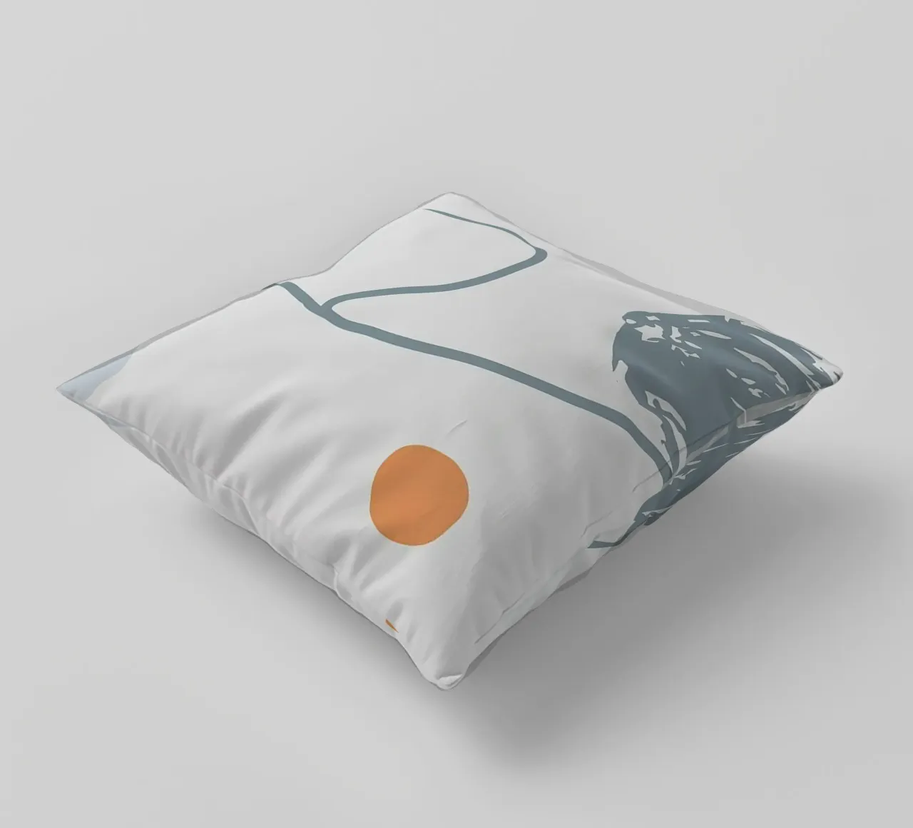 Grey Abstraction II cuscino da Hey Vincent