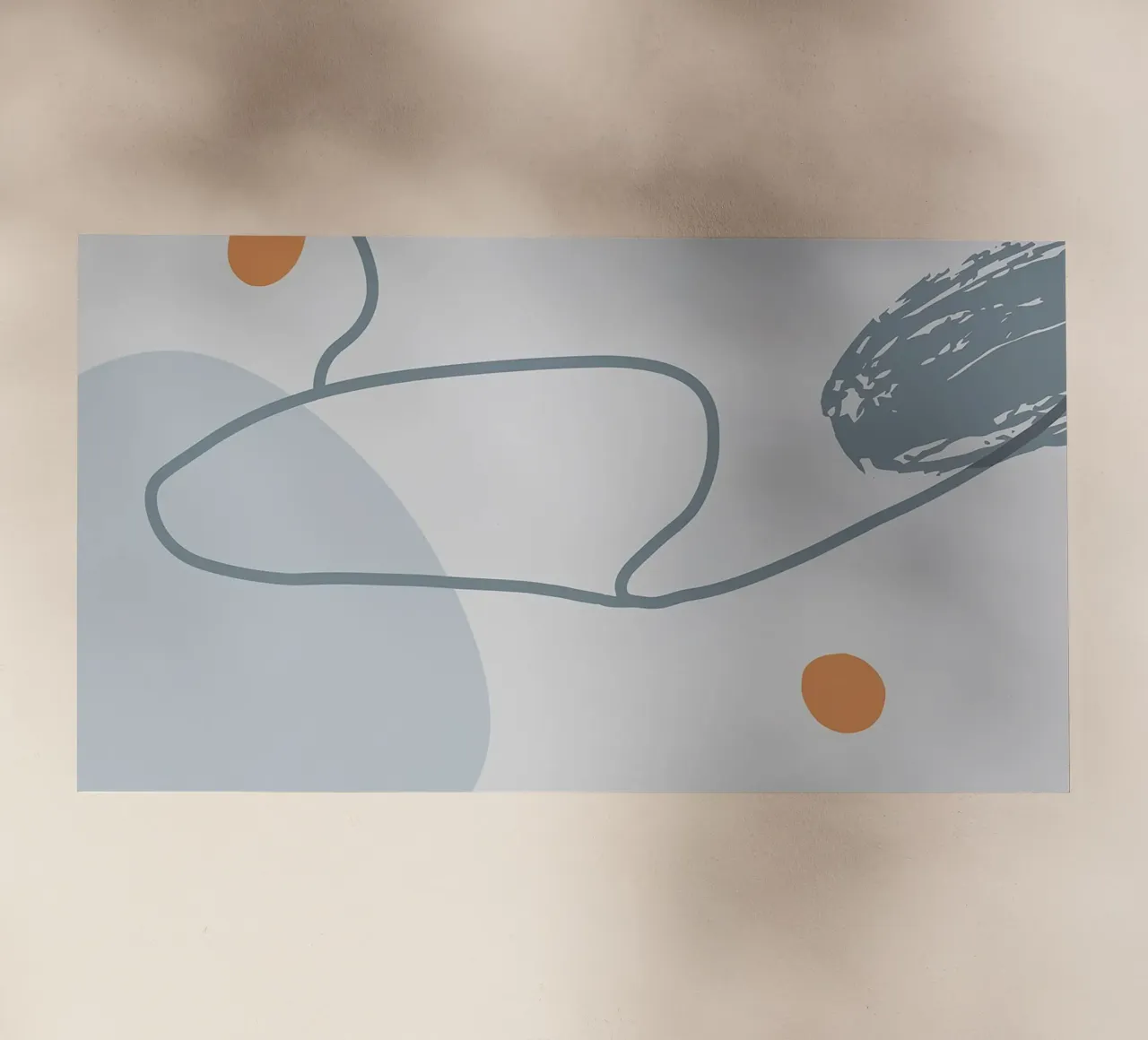 Grey Abstraction II Backlit Folie von Hey Vincent