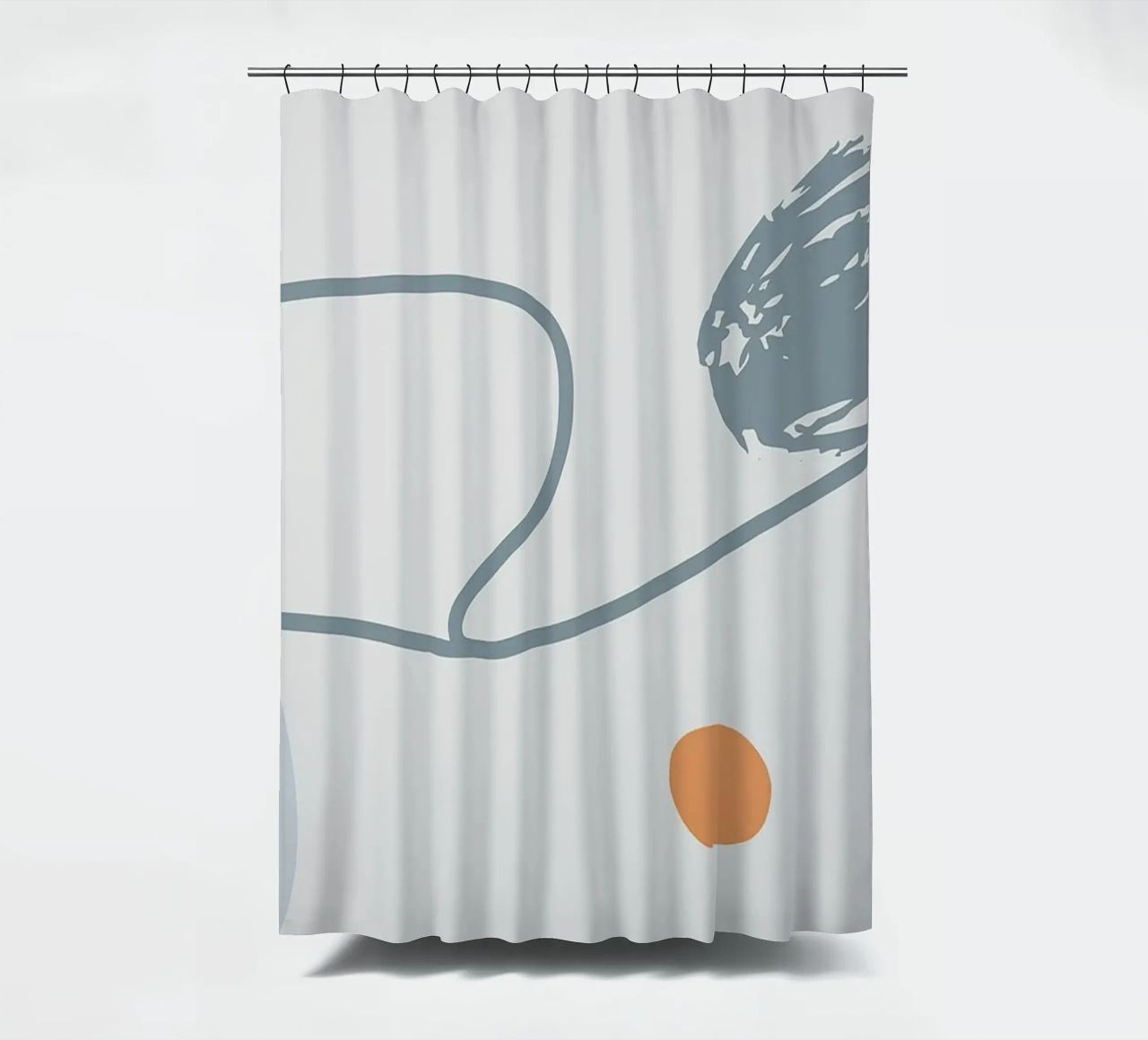 Grey Abstraction II tenda da doccia da Hey Vincent