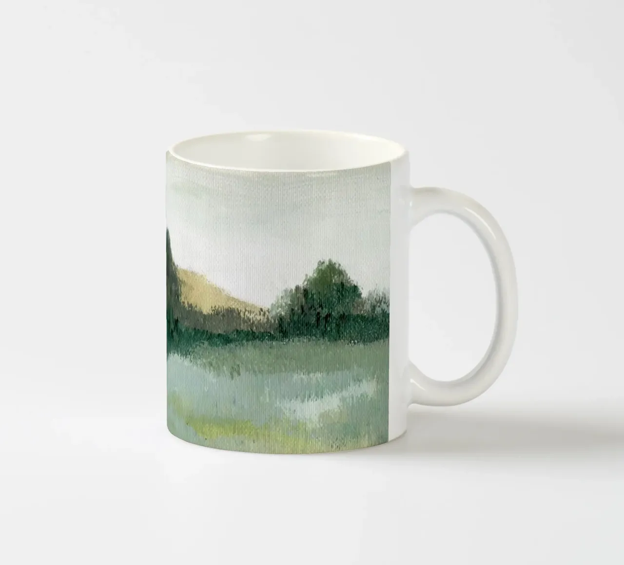 Vue de la colline mug en céramique de Nikitajariwala