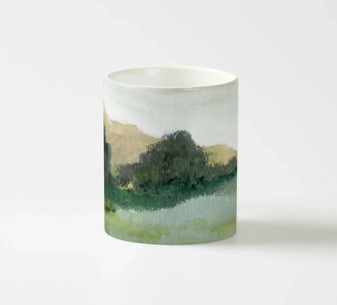 Vue de la colline mug en céramique de Nikitajariwala