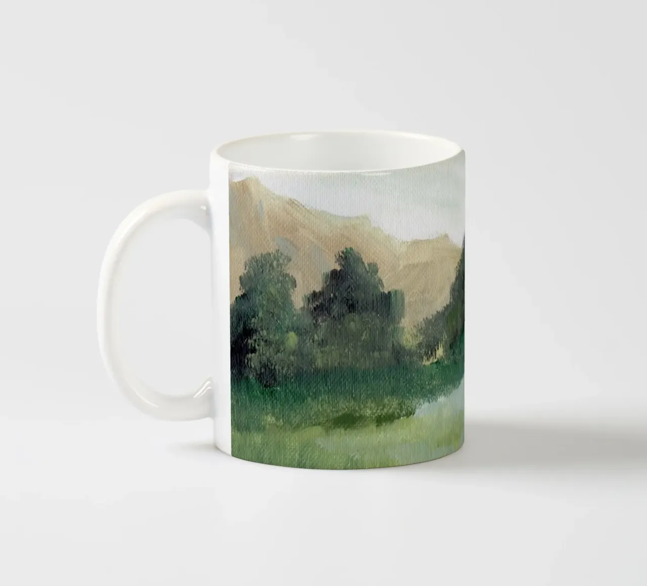Vue de la colline mug en céramique de Nikitajariwala