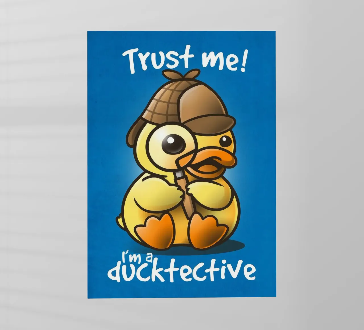 I'm a ducktective pellicola backlit da Nando Art