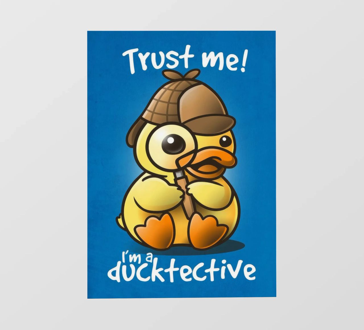I'm a ducktective pellicola backlit da Nando Art