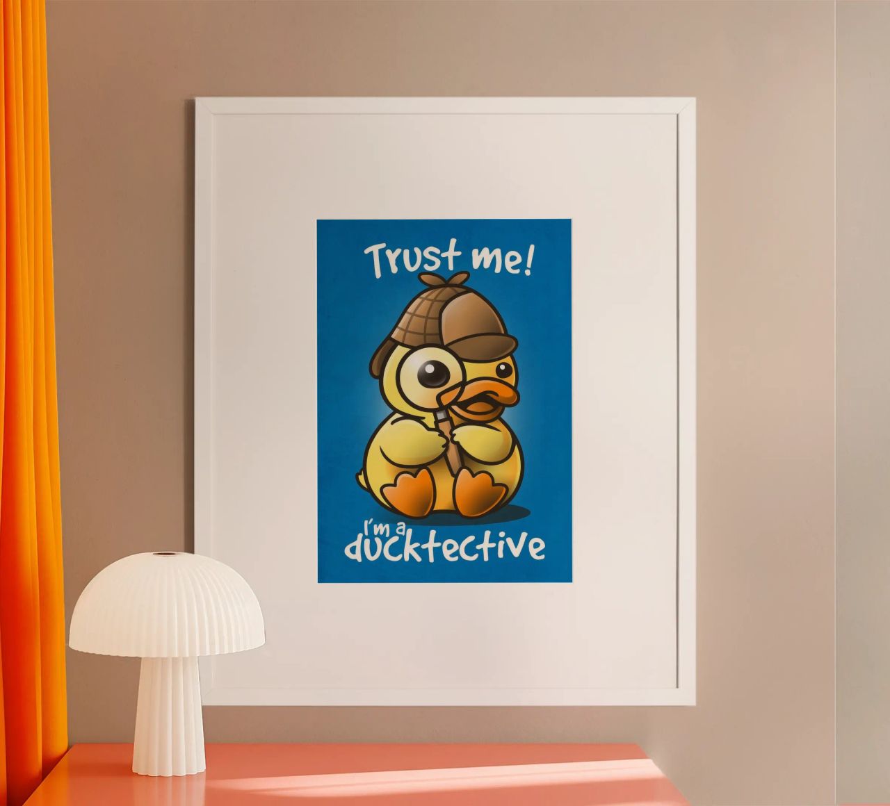 I'm a ducktective poster de Nando Art