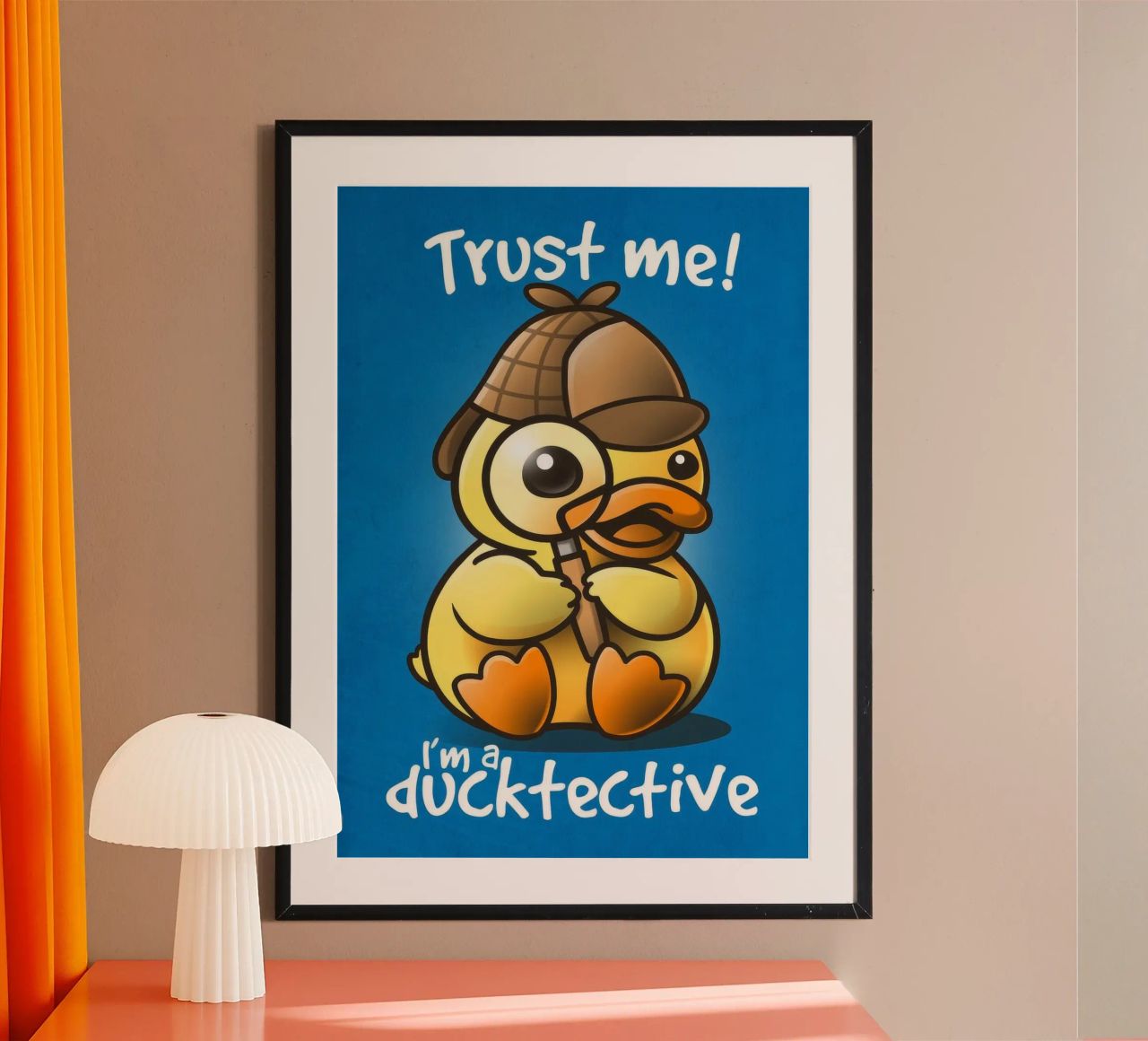 I'm a ducktective poster de Nando Art