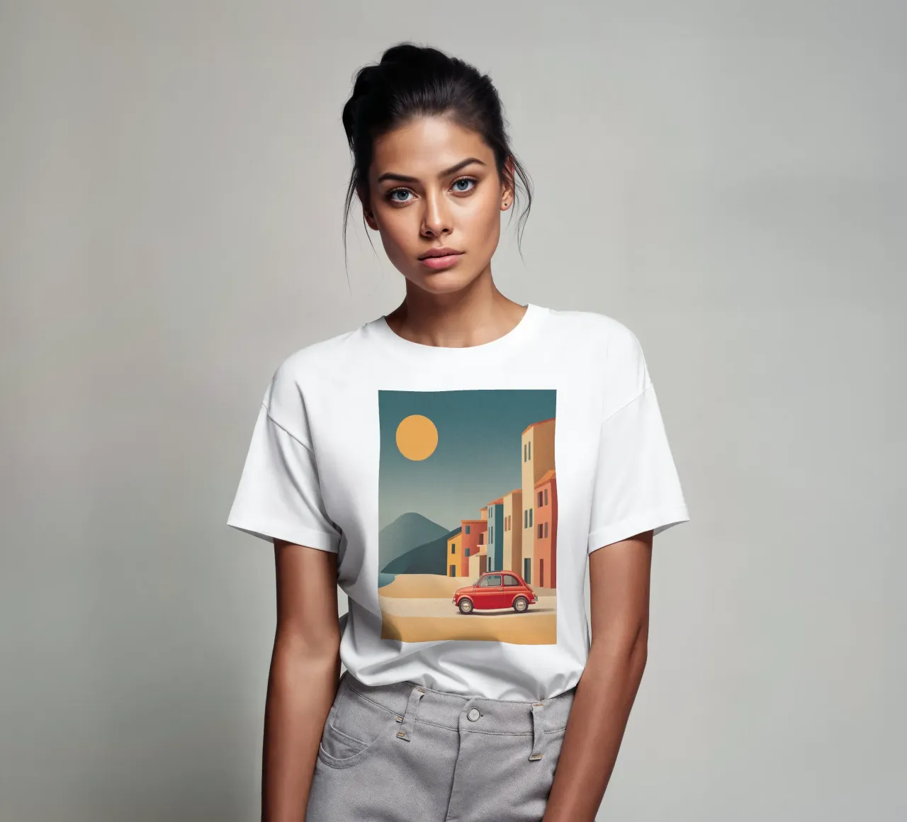 Coastal Drive in Cinquecento t-shirt da michi