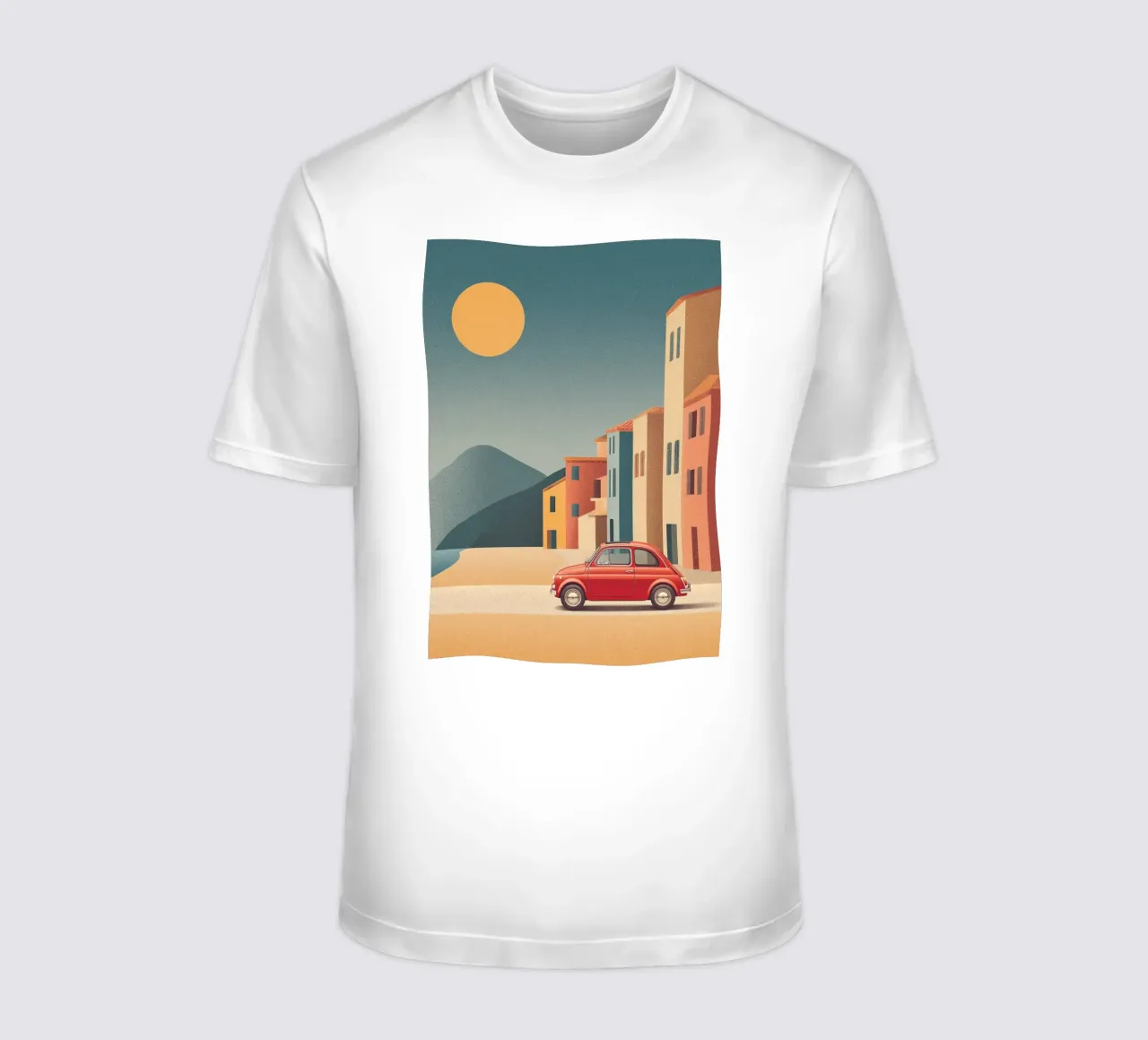 Coastal Drive in Cinquecento t-shirt da michi