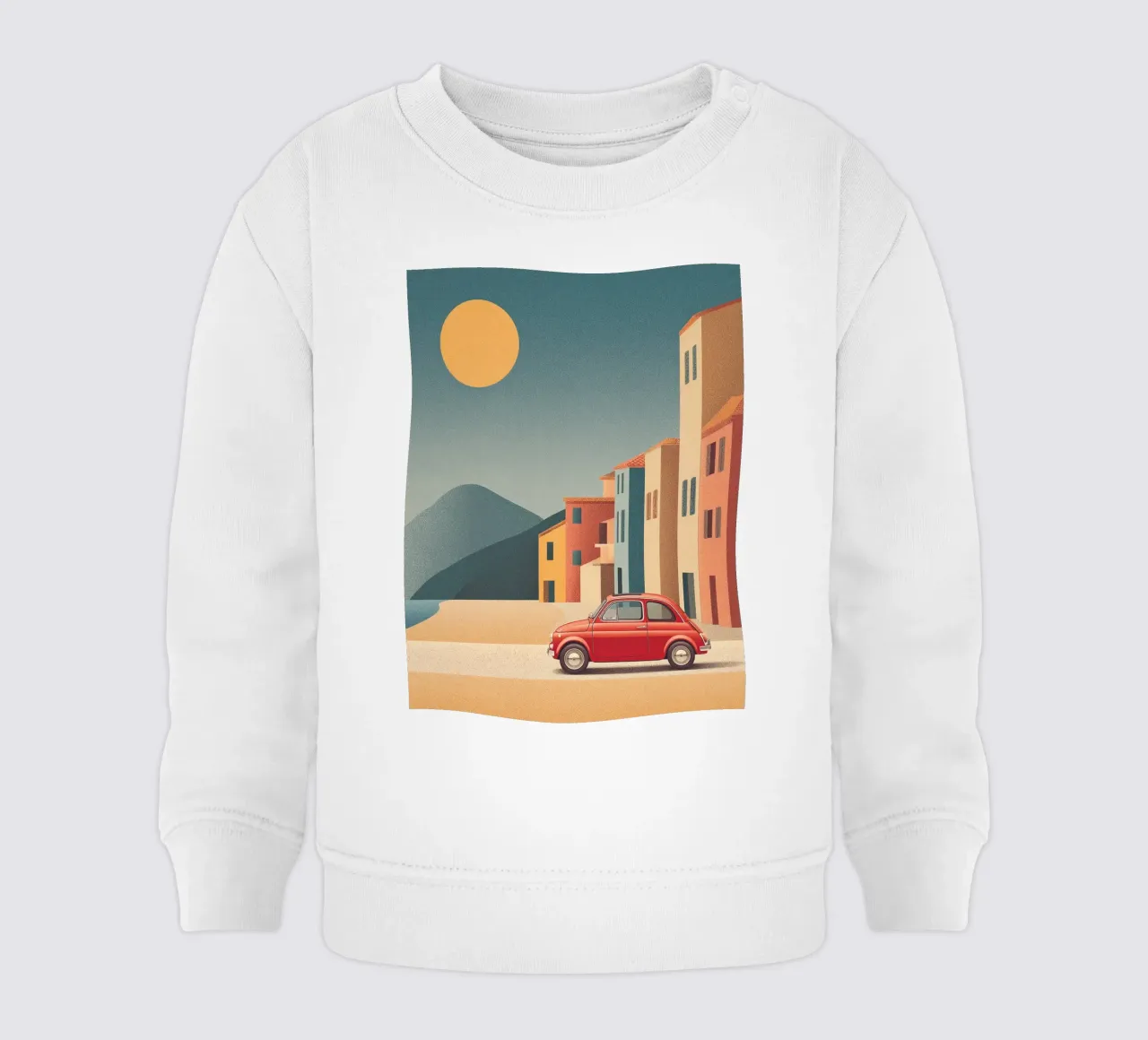 Coastal Drive in Cinquecento felpa neonato da michi