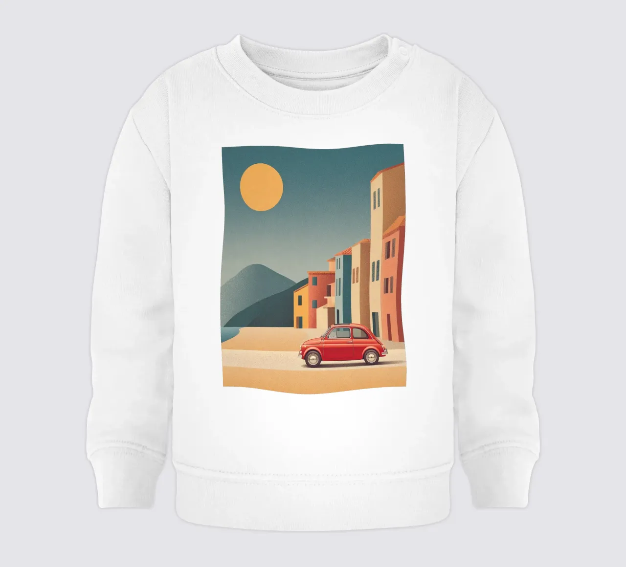 Coastal Drive in Cinquecento felpa neonato da michi