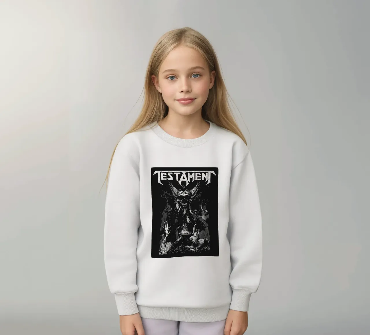 Testament band art felpa bambino da vanhesling