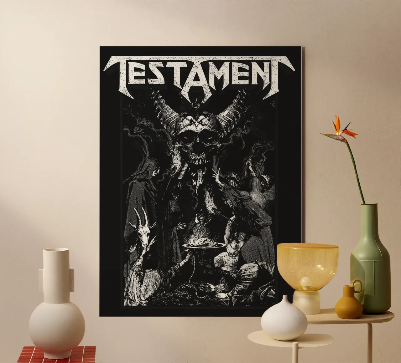 Testament band art alluminio dibond da vanhesling