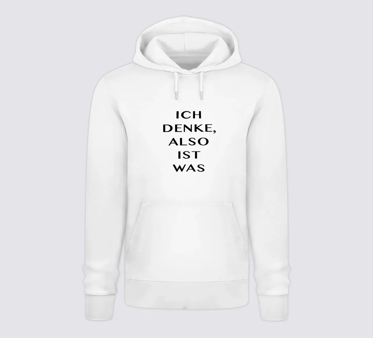 ICH DENKE, ALSO IST WAS felpa con cappuccio da Vintage Van Gogh