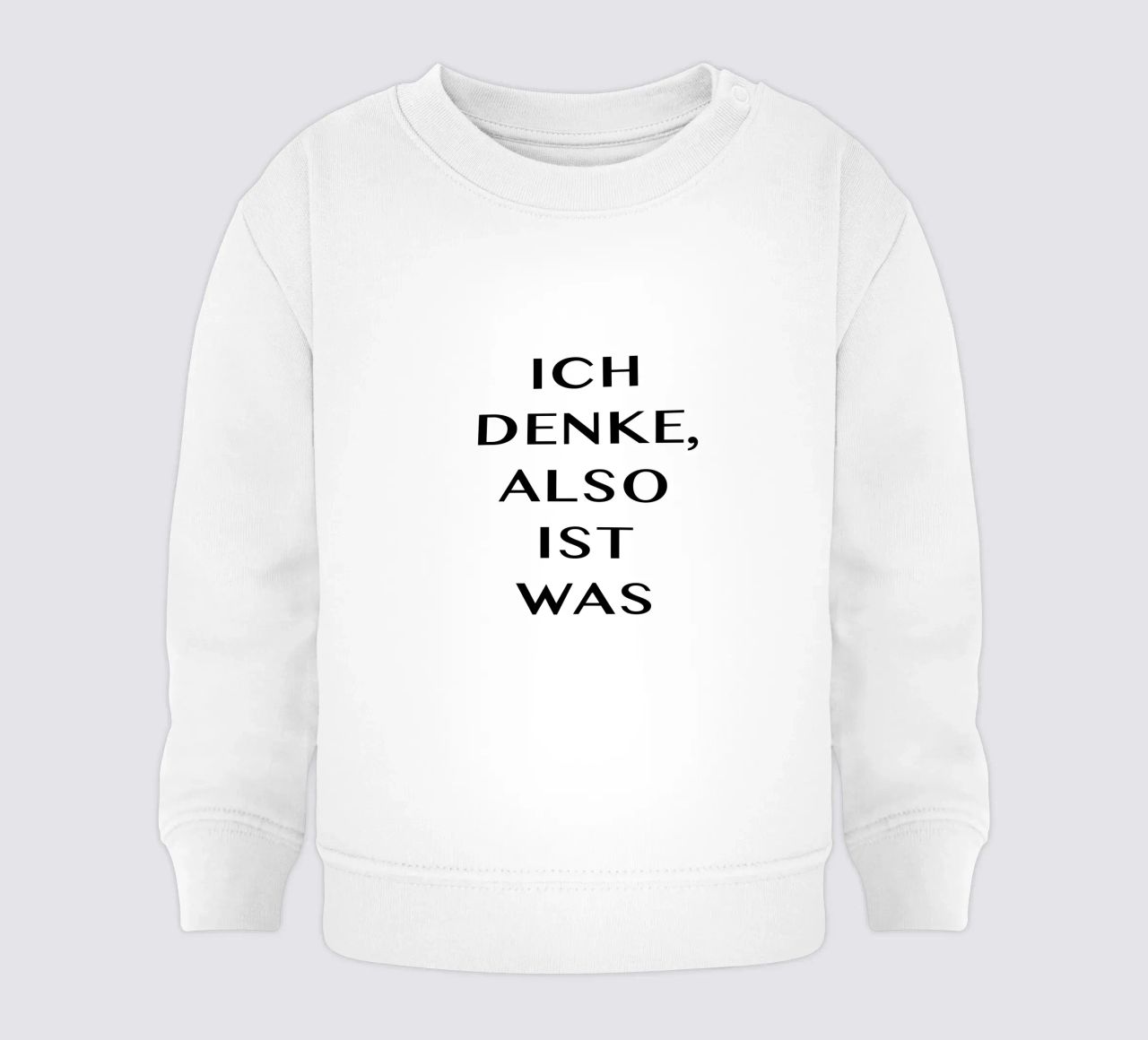 ICH DENKE, ALSO IST WAS felpa neonato da Vintage Van Gogh