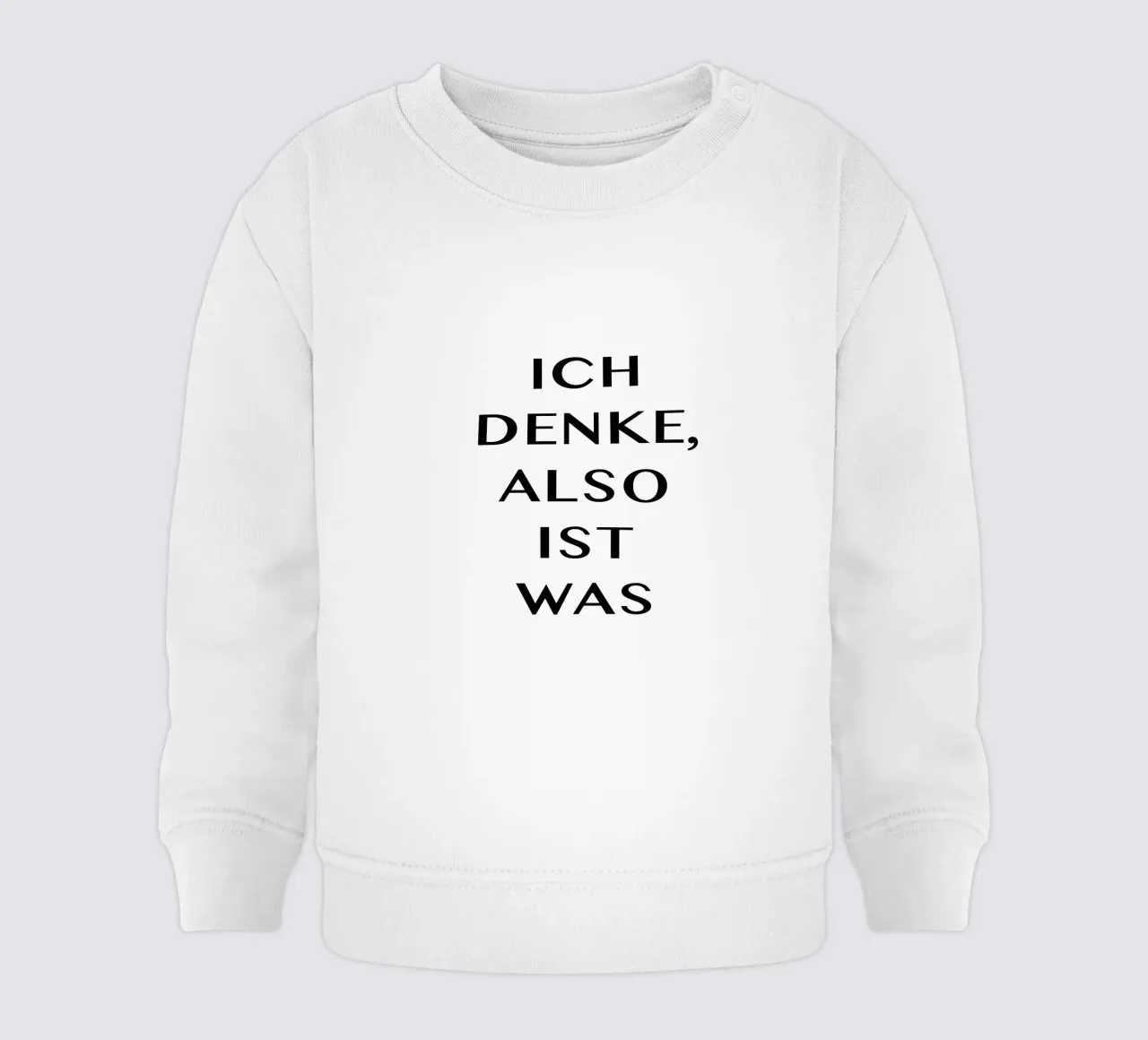 ICH DENKE, ALSO IST WAS felpa neonato da Vintage Van Gogh