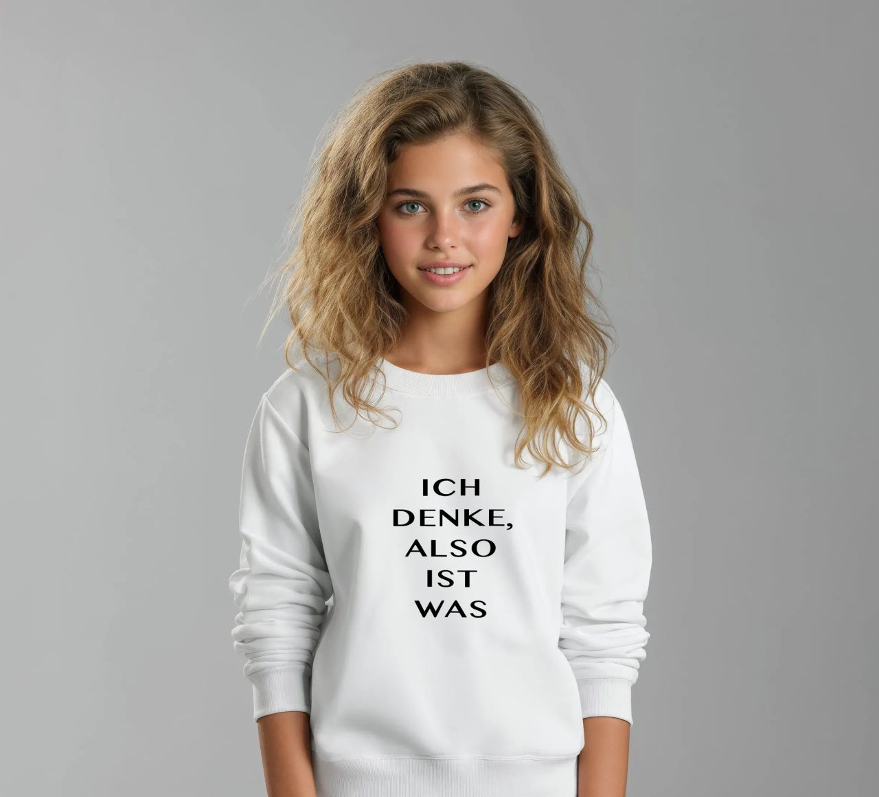 ICH DENKE, ALSO IST WAS felpa bambino da Vintage Van Gogh