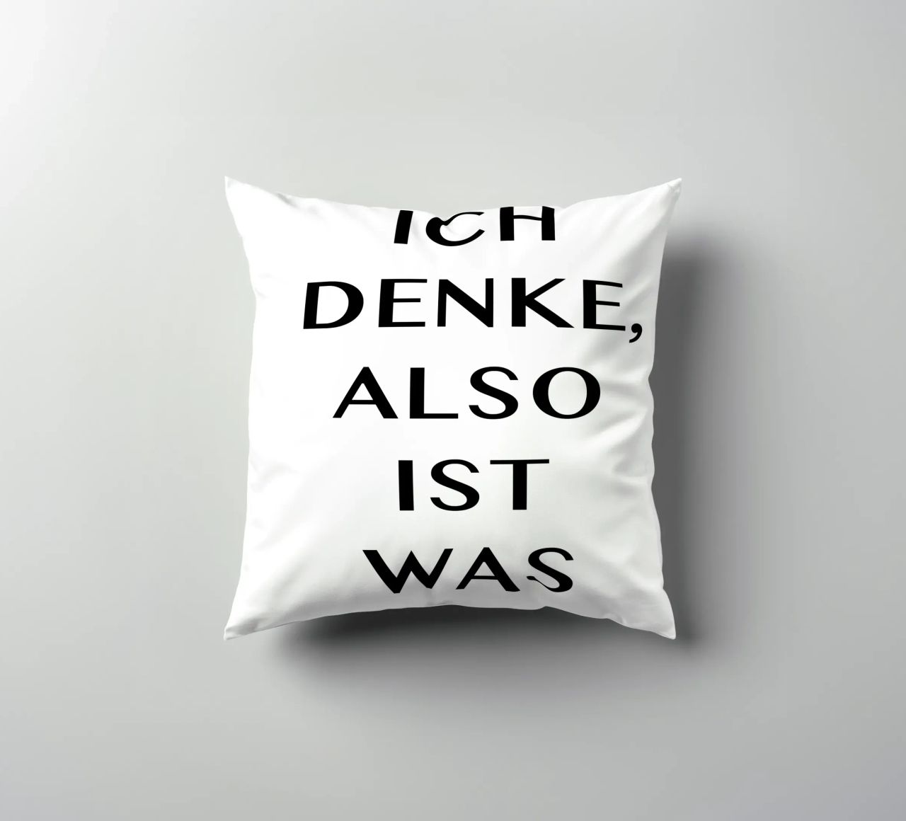 ICH DENKE, ALSO IST WAS cuscino da Vintage Van Gogh