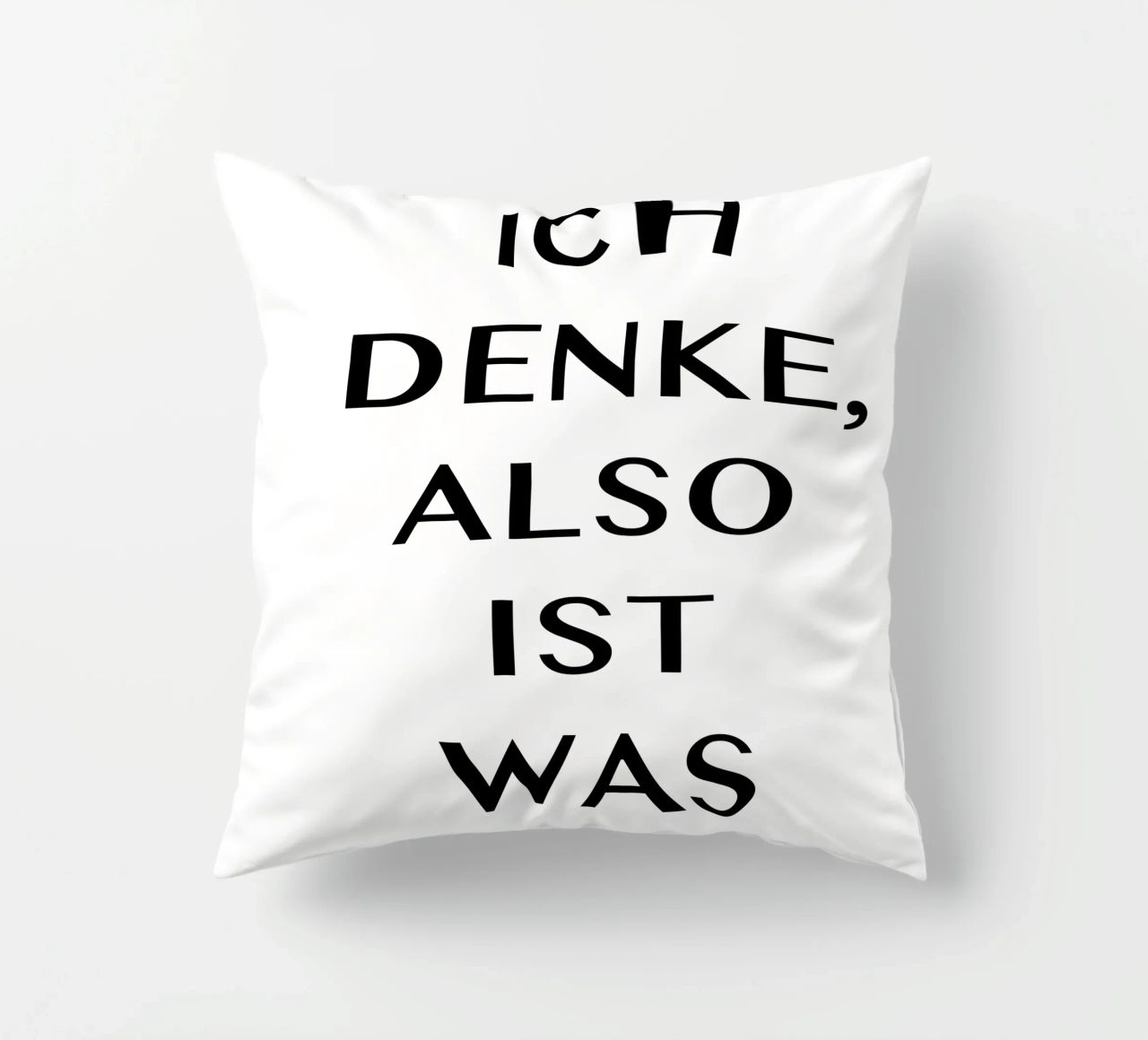 ICH DENKE, ALSO IST WAS cuscino da Vintage Van Gogh