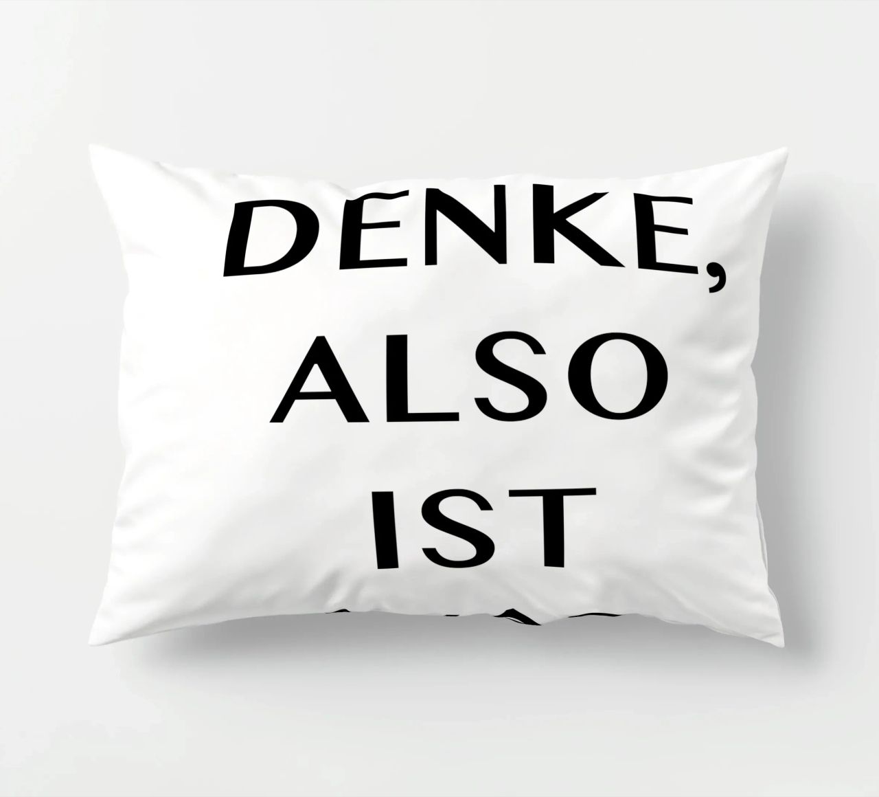 ICH DENKE, ALSO IST WAS cuscino da Vintage Van Gogh