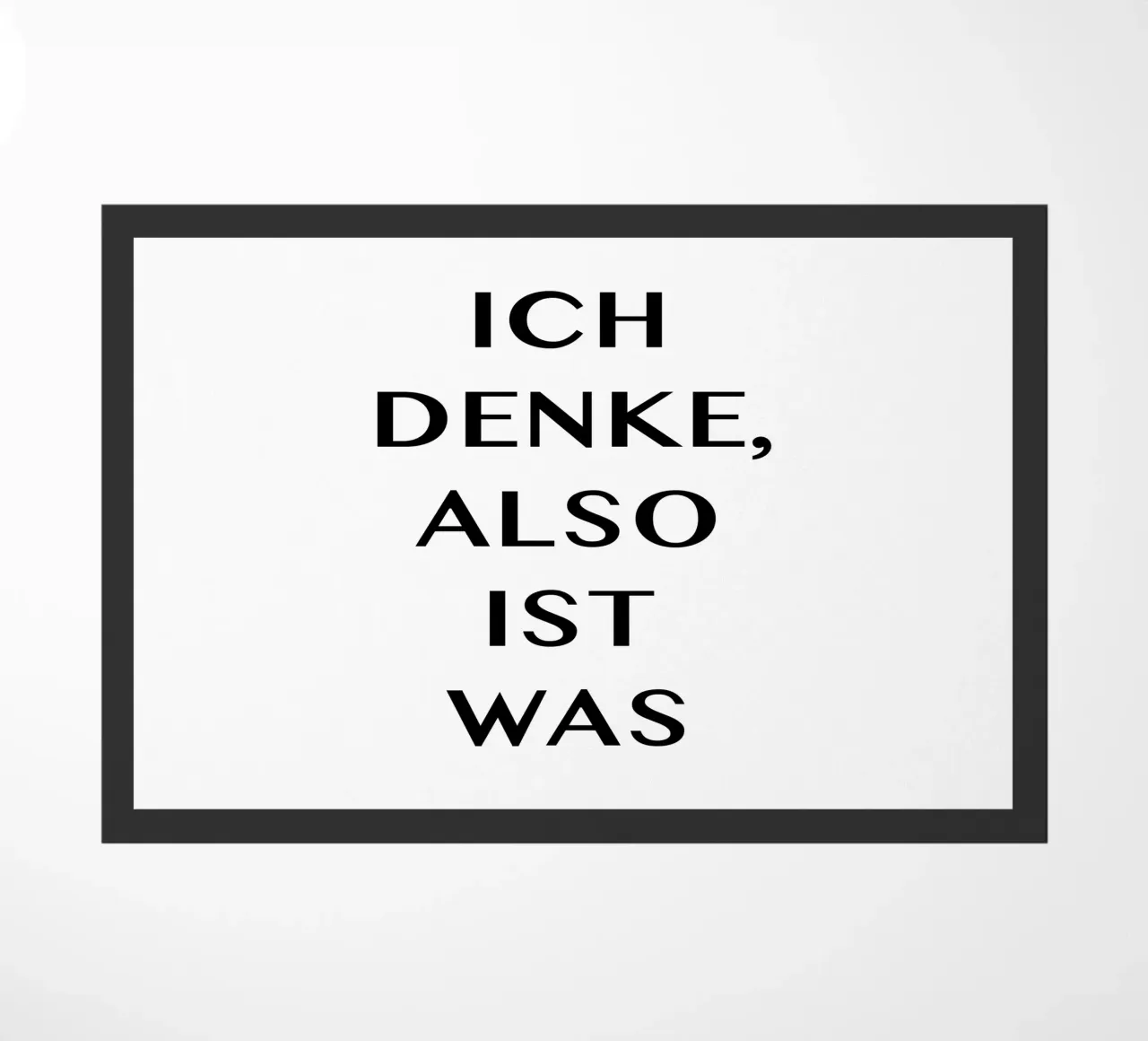 ICH DENKE, ALSO IST WAS zerbino da Vintage Van Gogh