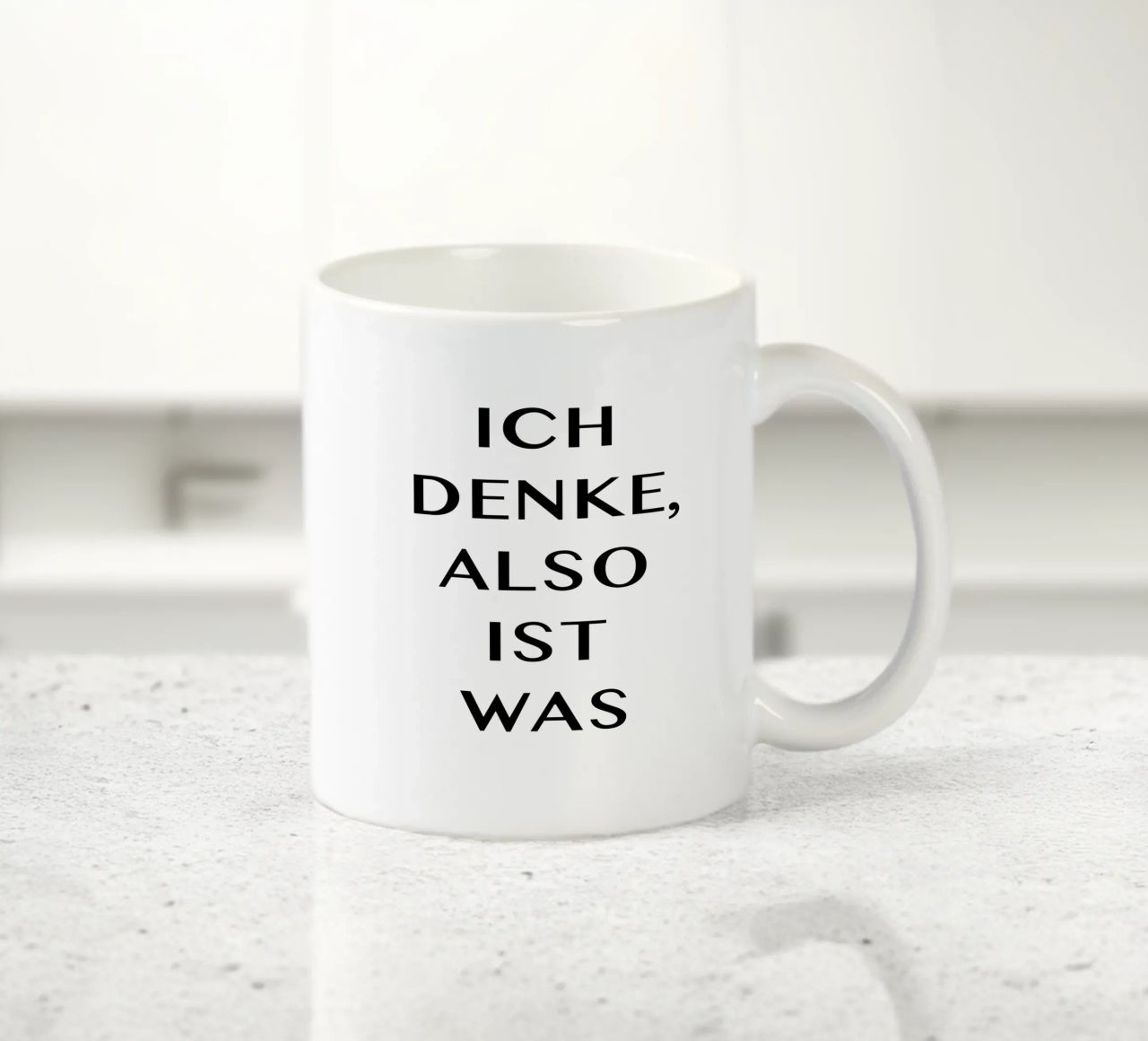 ICH DENKE, ALSO IST WAS tazza in ceramica da Vintage Van Gogh