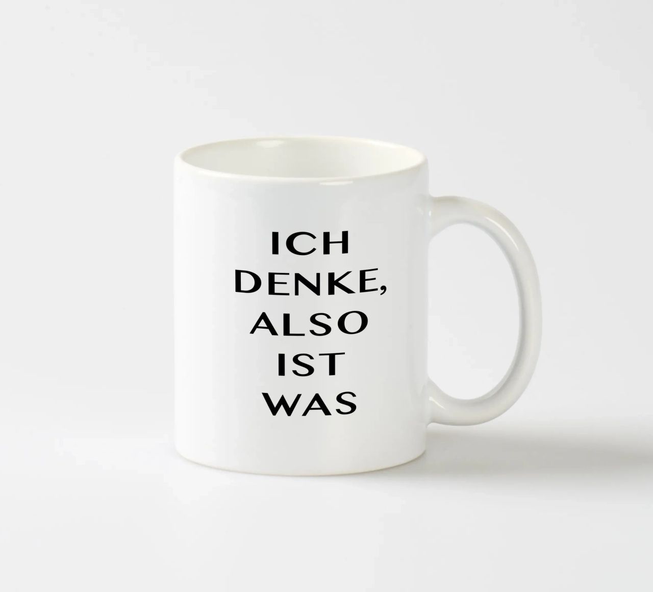 ICH DENKE, ALSO IST WAS tazza in ceramica da Vintage Van Gogh