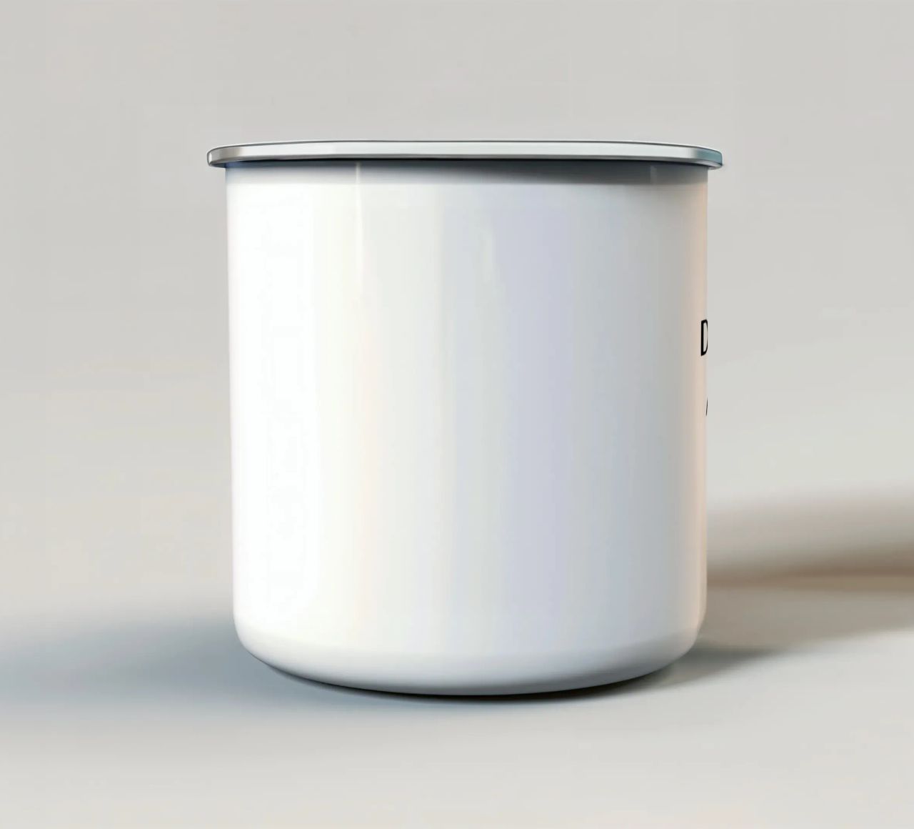 ICH DENKE, ALSO IST WAS tazza in smalto da Vintage Van Gogh