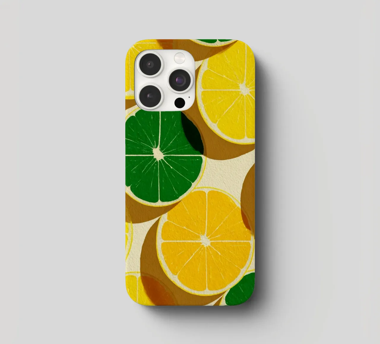 Lemon Slices Pattern cover iphone da michi