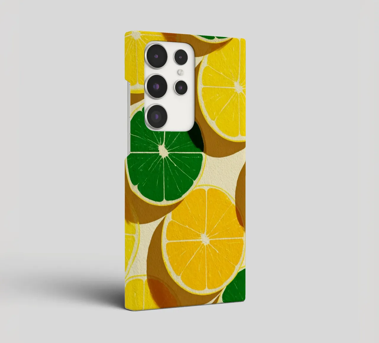 Lemon Slices Pattern cover samsung da michi