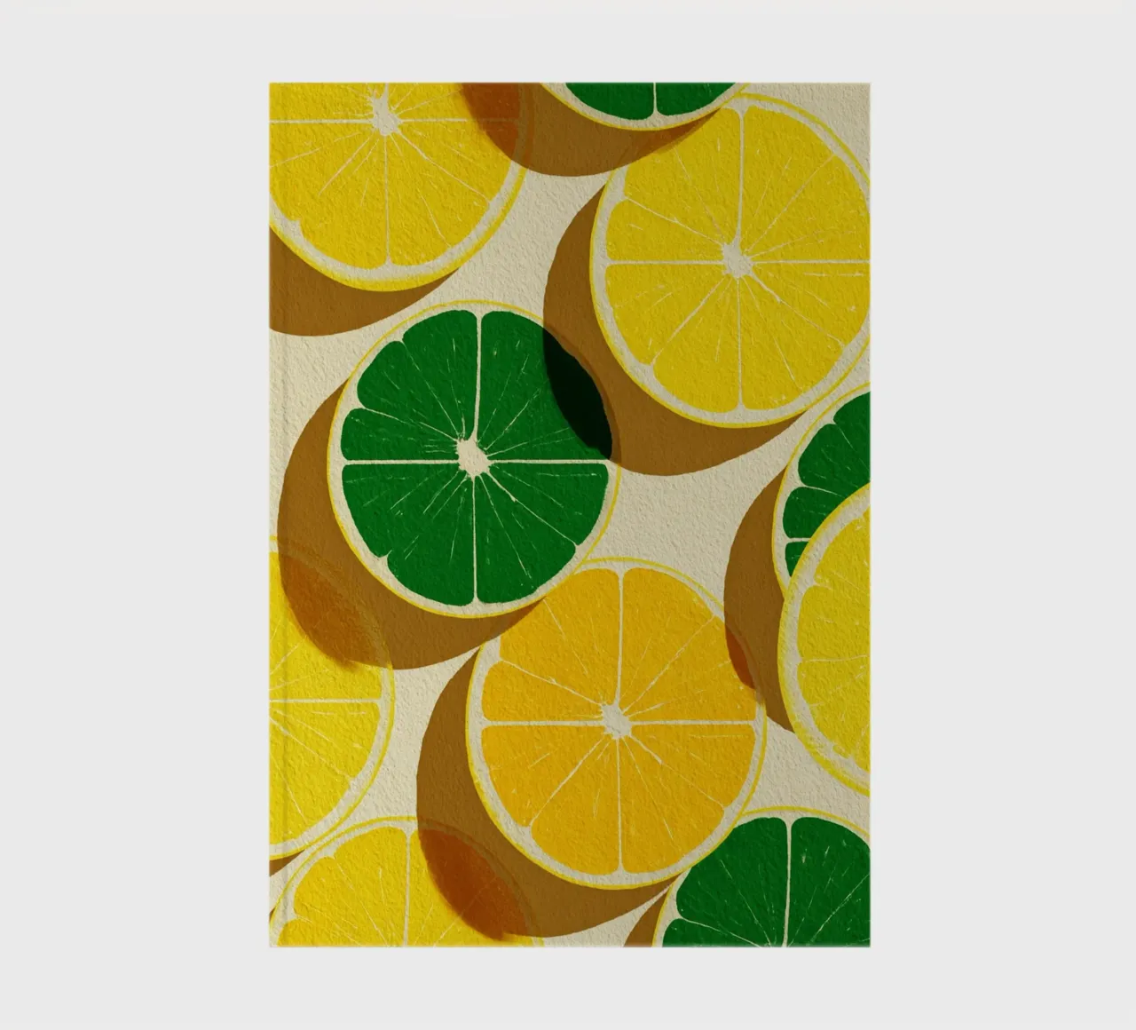Lemon Slices Pattern Notizbuch von michi