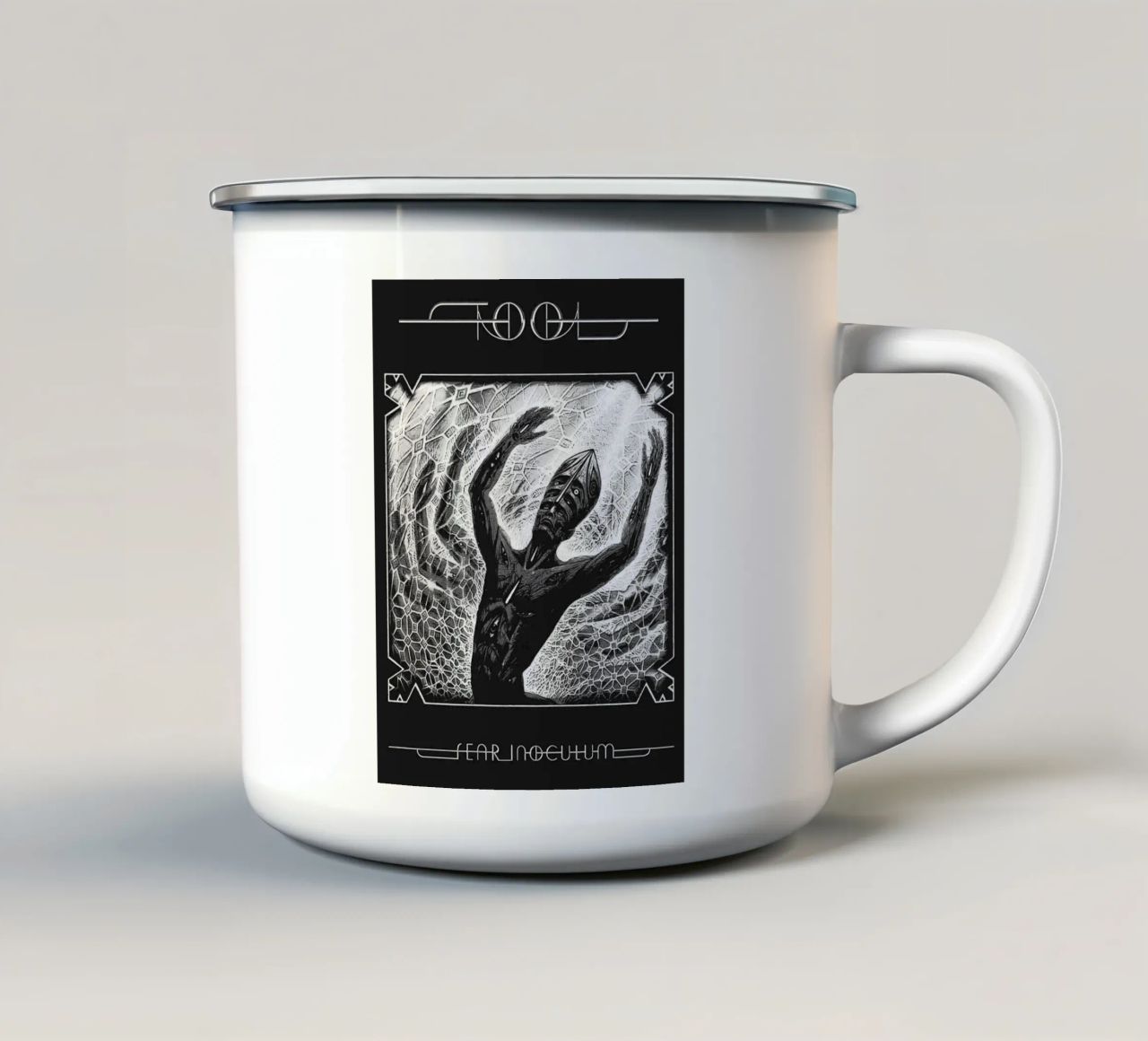 tool band art tazza in smalto da vanhesling
