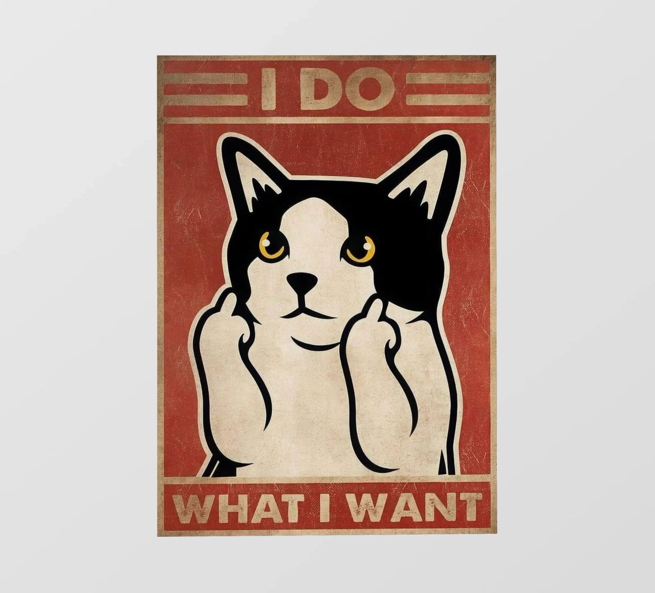 I Do What I Want pellicola backlit da Nando Art