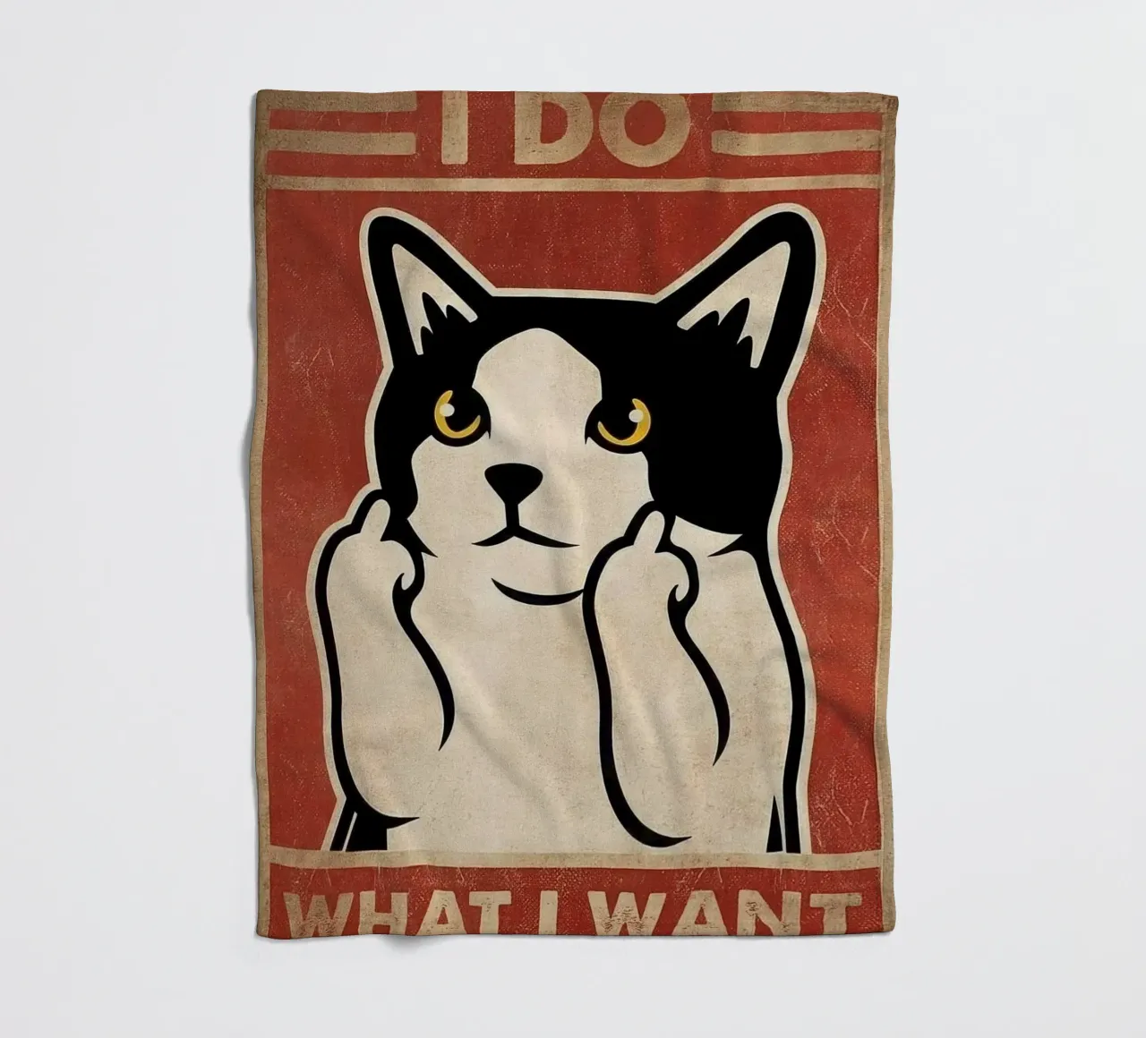 I Do What I Want coperta in pile da Nando Art