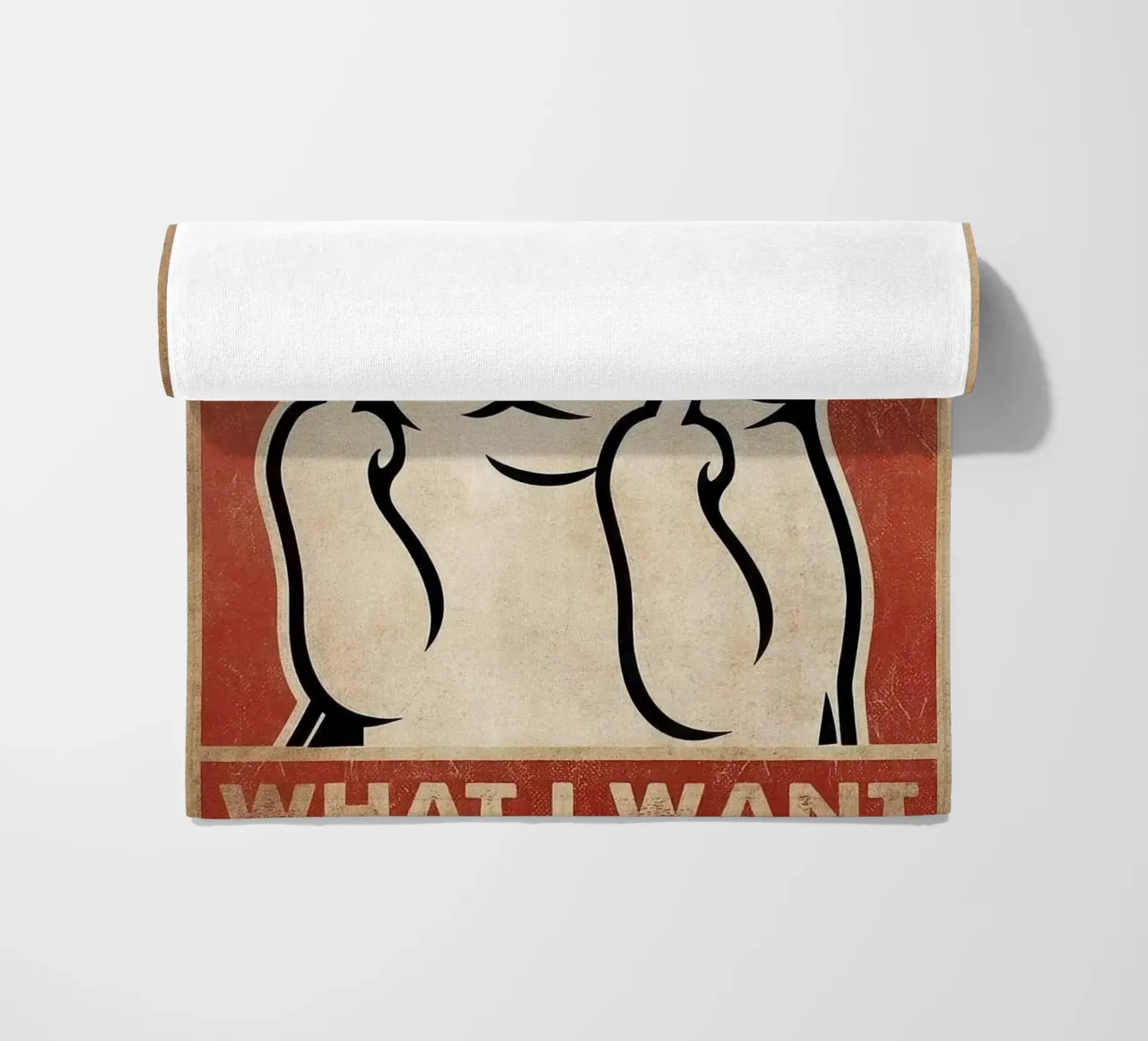 I Do What I Want toalla de playa de Nando Art