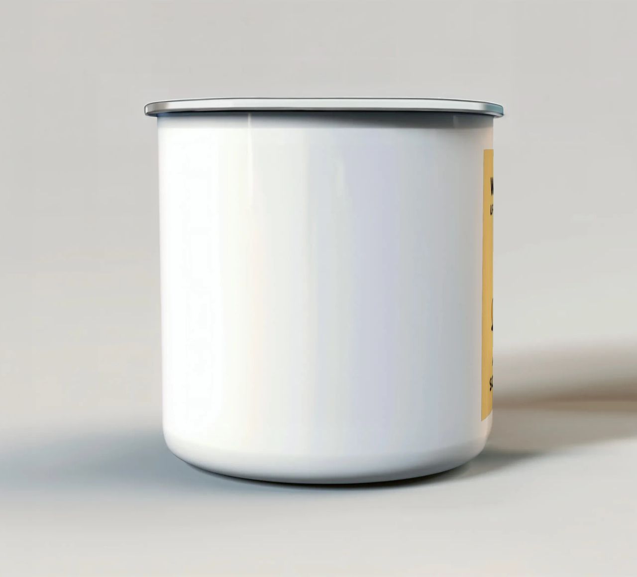 Whatever Life tazza in smalto da Nando Art