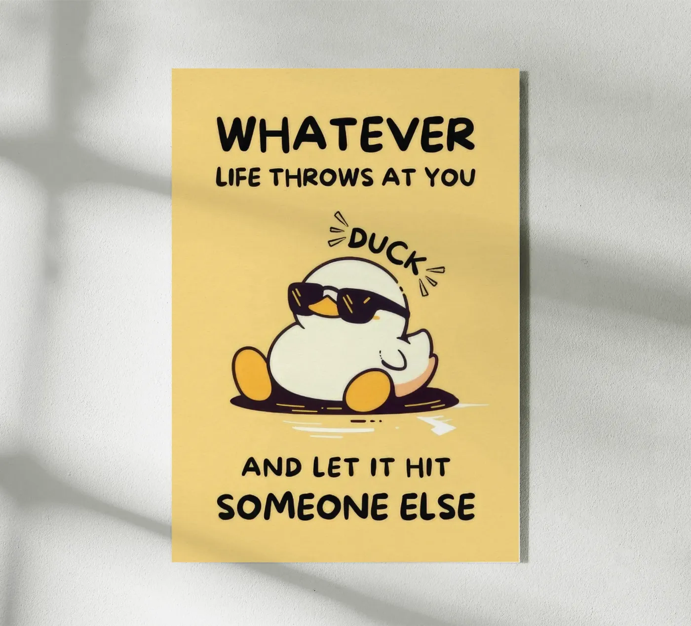 Whatever Life Acryl-Glas von Nando Art