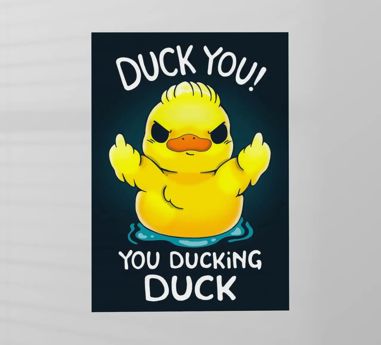 Duck You pellicola backlit da Nando Art