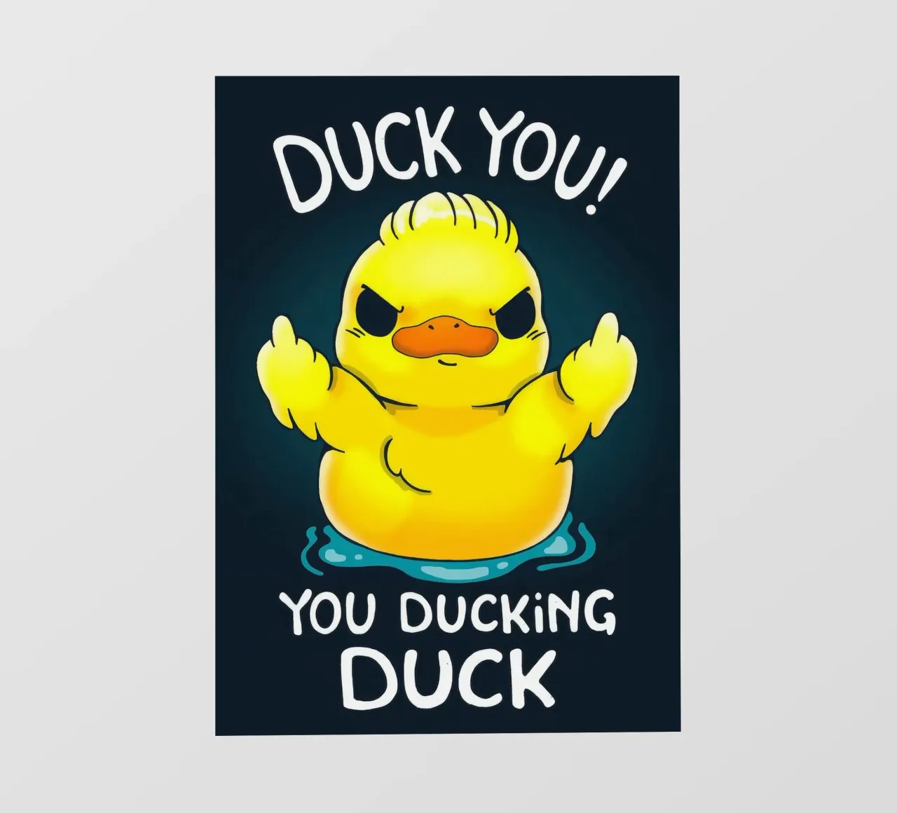 Duck You pellicola backlit da Nando Art