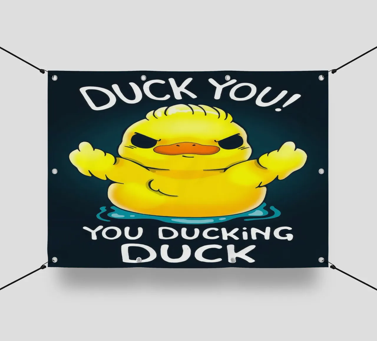 Duck You telo in pvc da Nando Art