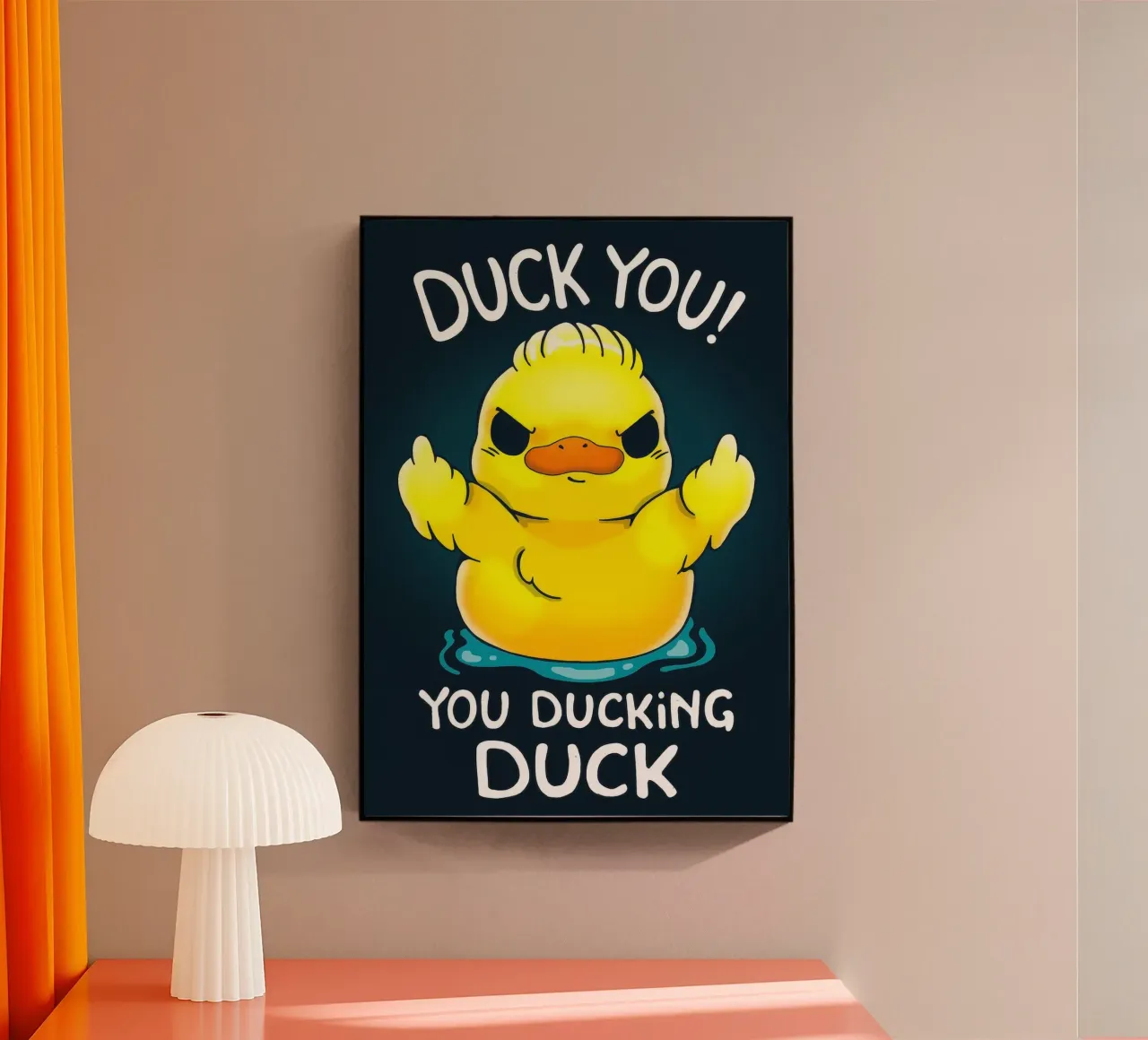 Duck You plexiglass da Nando Art