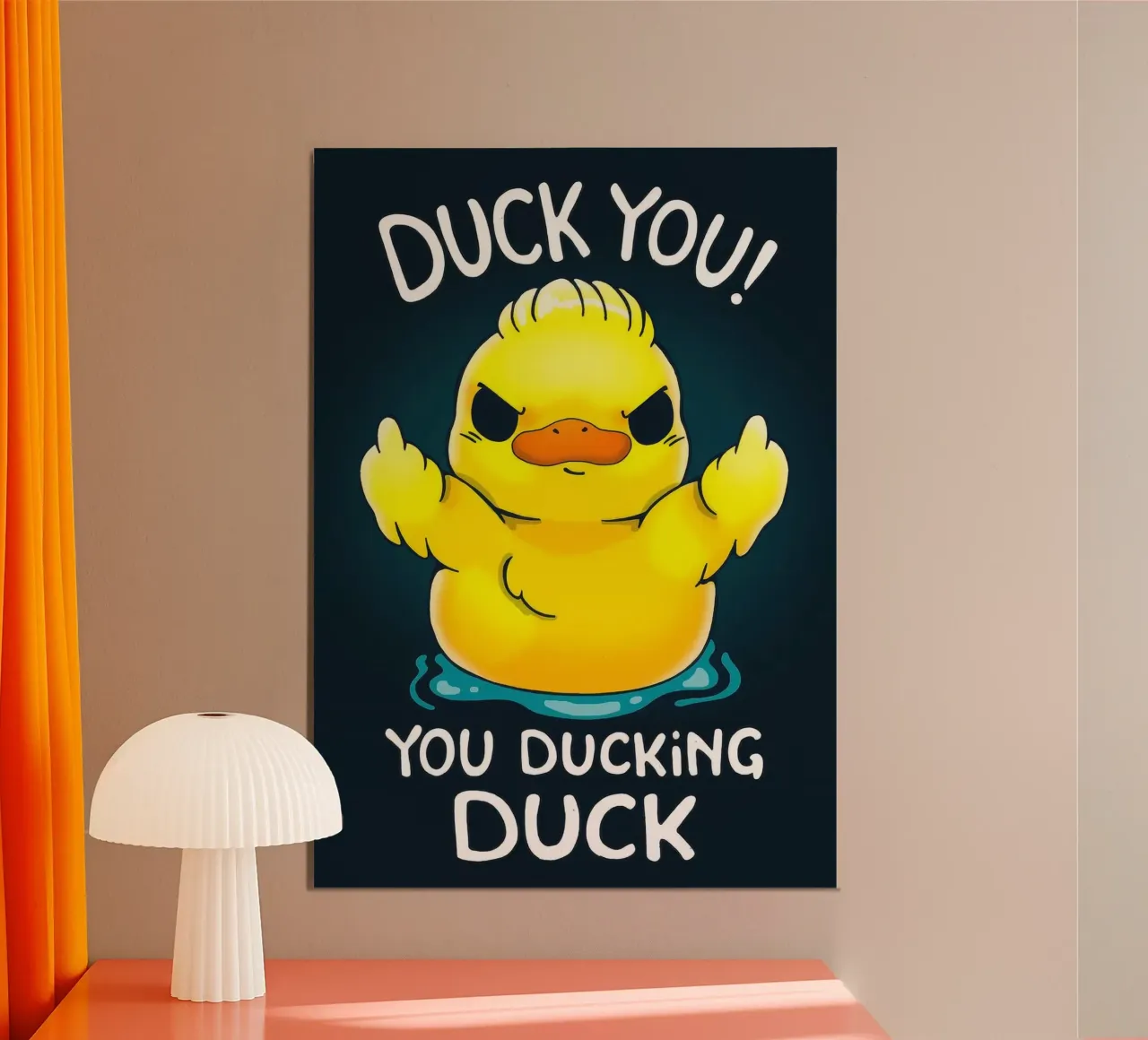 Duck You carta hahnemühle da Nando Art