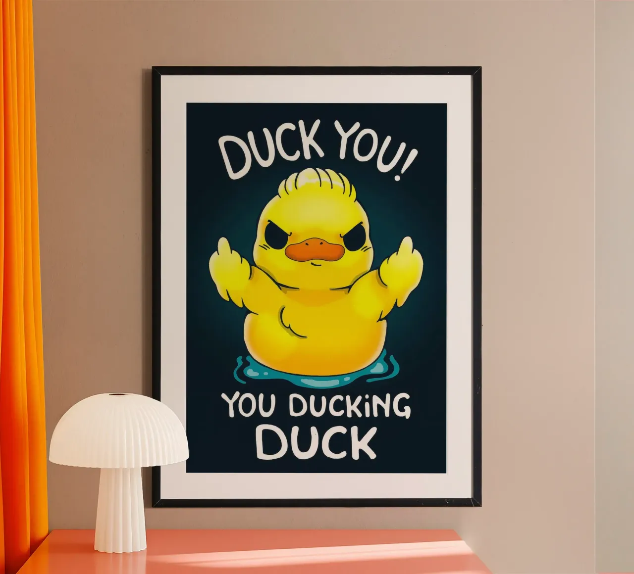 Duck You carta hahnemühle da Nando Art