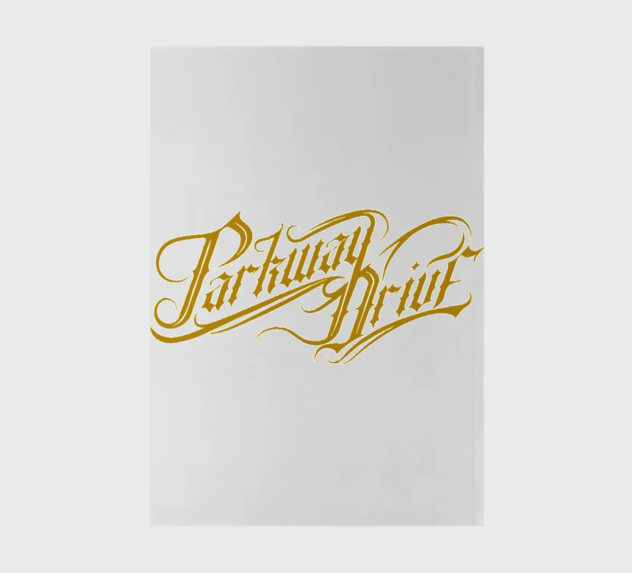 Parkway Drive Font notebook by MR.A