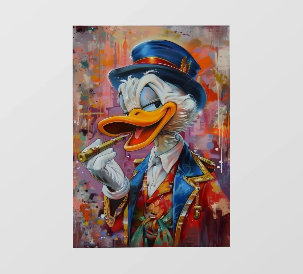 Duck smoking pellicola backlit da Nando Art