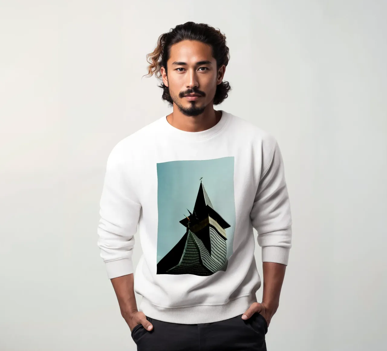 Analog Series Church Top felpa da Sebastian Hilgetag