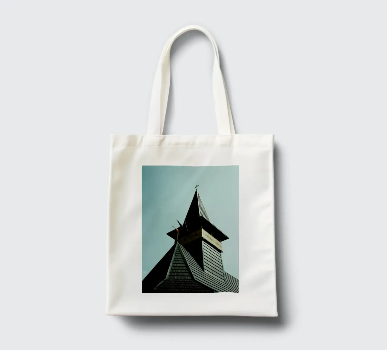 Analog Series Church Top borsa in juta da Sebastian Hilgetag