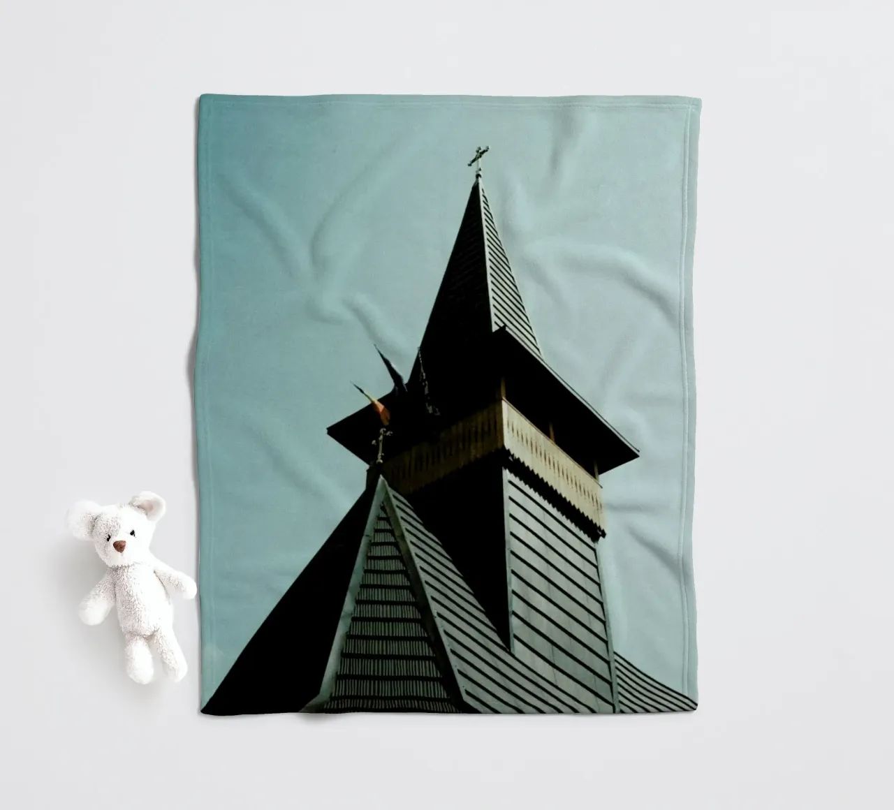 Analog Series Church Top coperta in pile da Sebastian Hilgetag