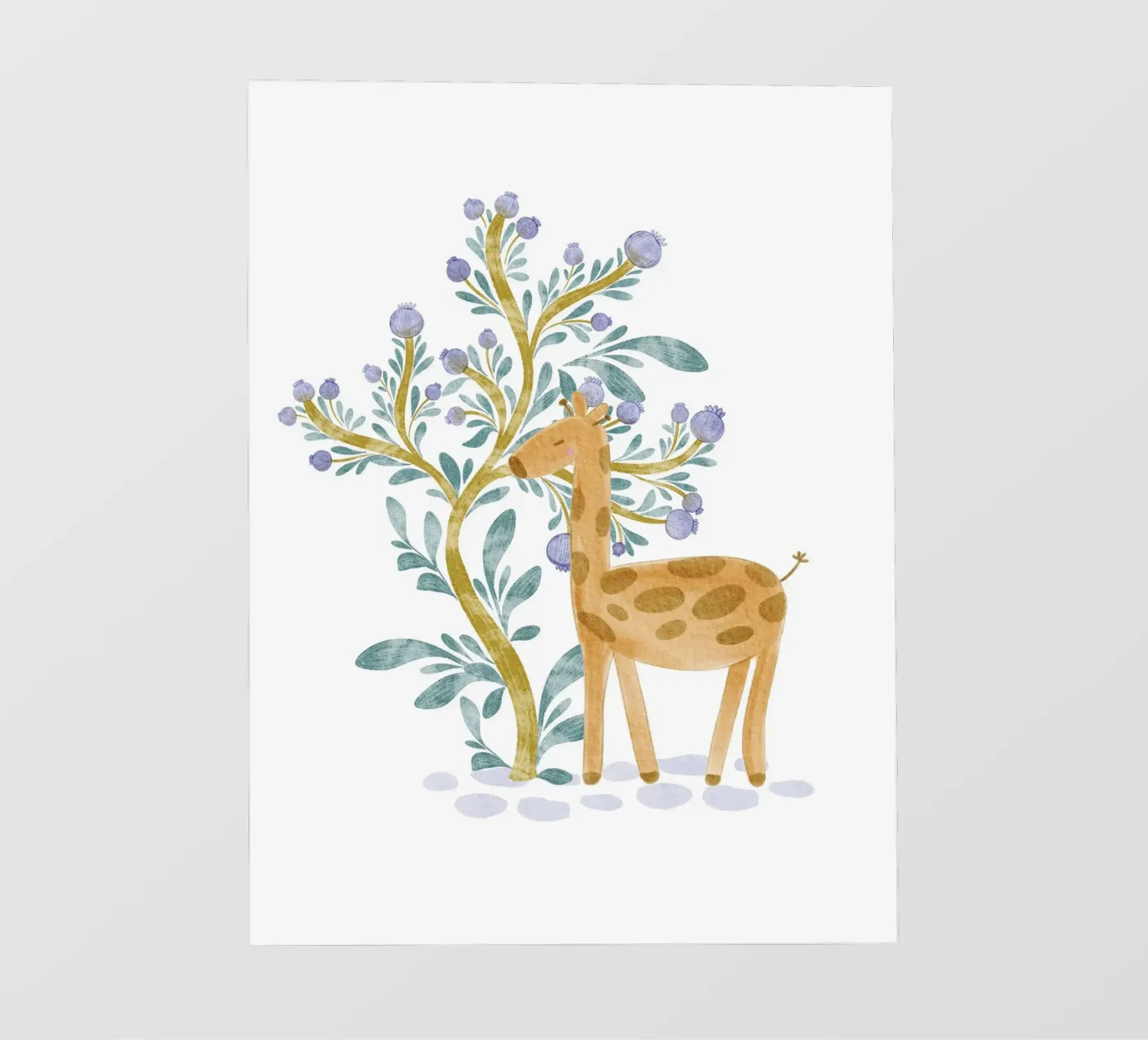 giraffe fotobehang van Nikitajariwala