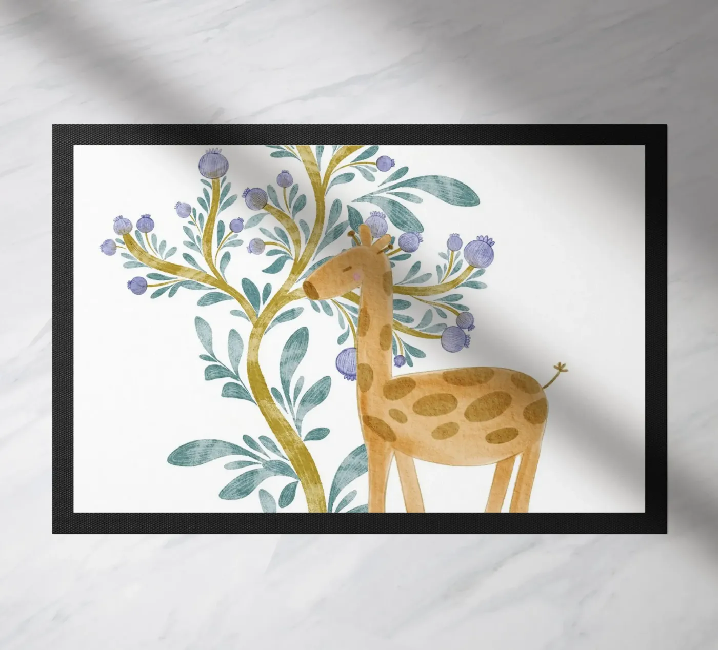 giraffe doormat by Nikitajariwala