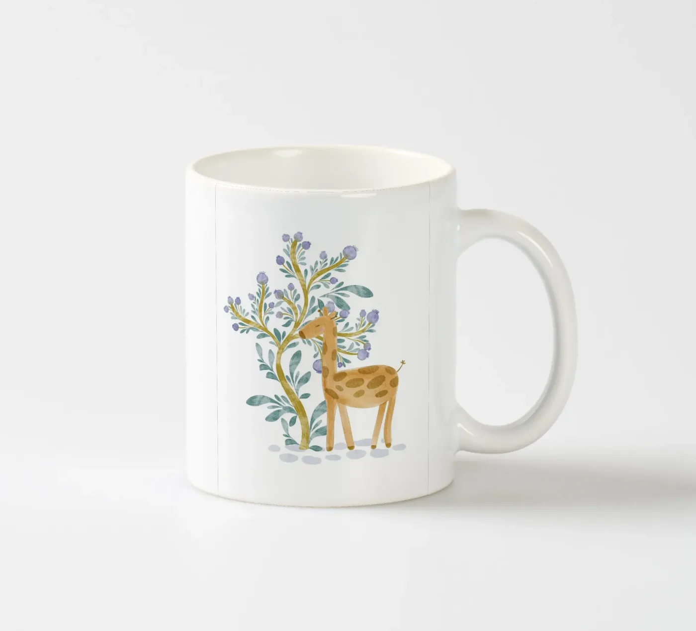 giraffe ceramic mug by Nikitajariwala